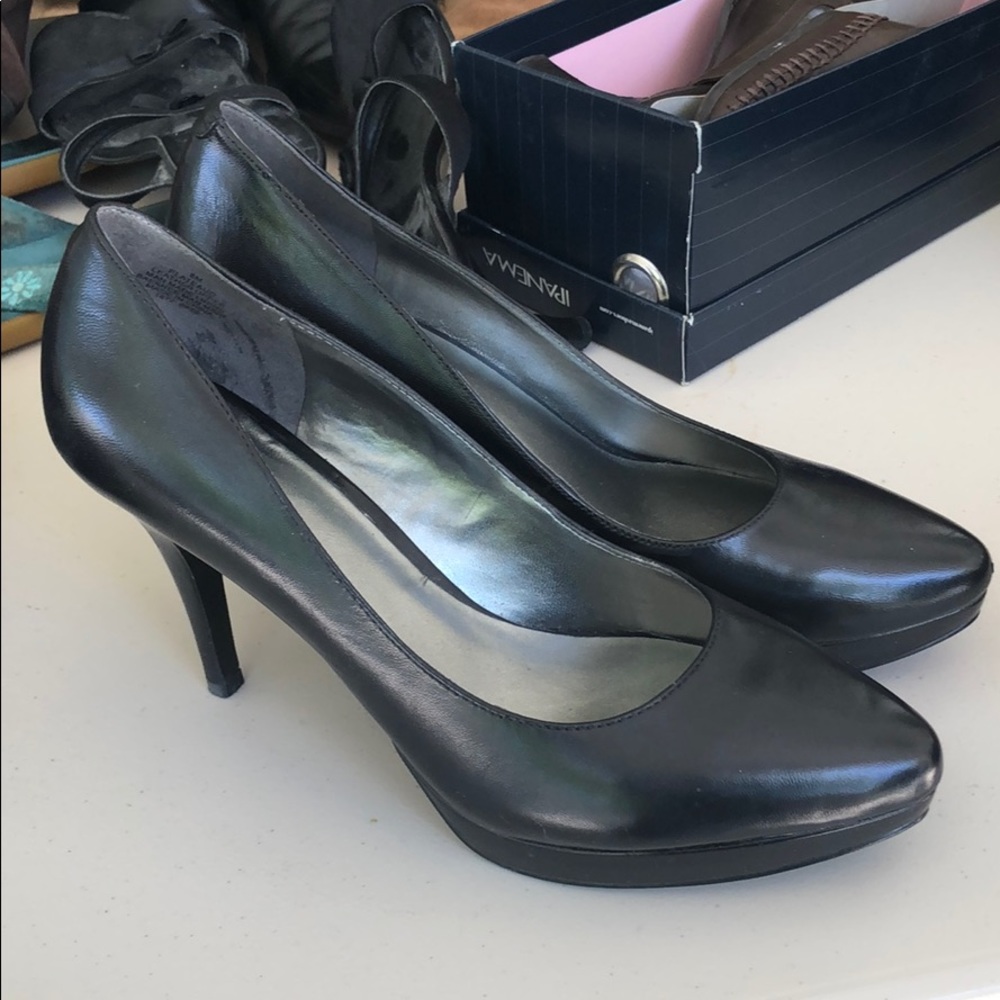 Nine West platform heels.